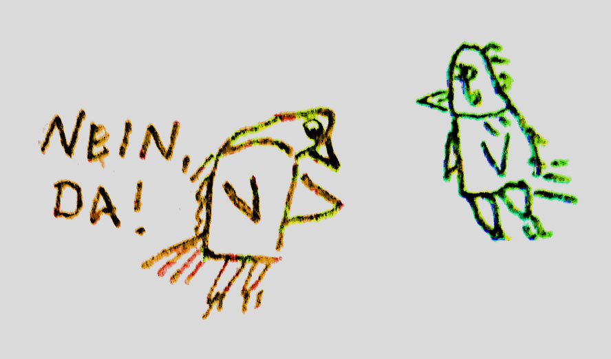 Die Operettenvögel / Illustration © Benedikt Haid