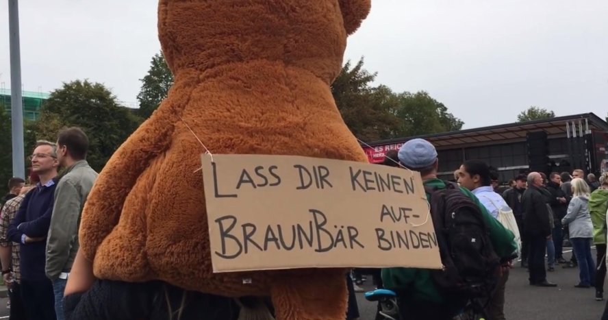 Ein dicker Braunbär kann viel Dreck machen © YouTube