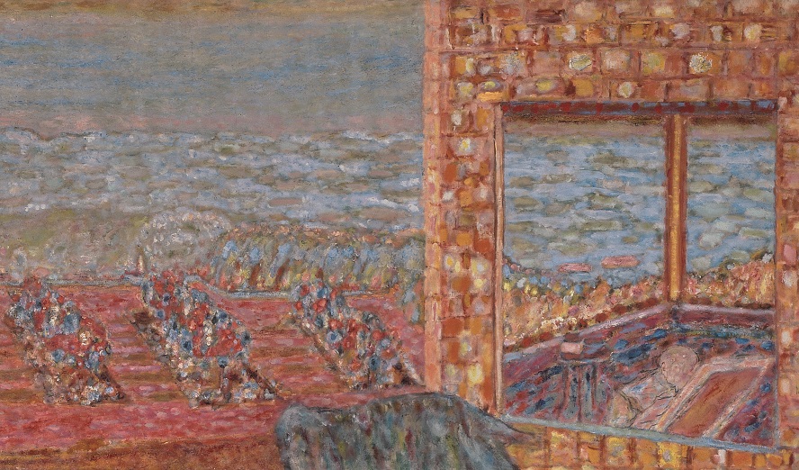 Pierre Bonnard: »La Terrasse ensoleillée«/»Die Terrasse im Sonnenlicht« (1939–1946) © Privatbesitz/Kunstforum Wien