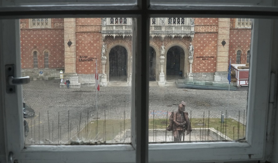 Blick aufs Heeresgeschichtliche Museum aus dem Arsenal © Lisbeth Kovacic 