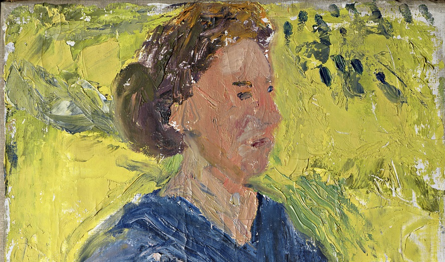 Richard Gerstl: »Mathilde Schönberg im Garten«, 1907 (Bildausschnitt) © Leopold Museum, Wien, Foto: Manfred Thumberger