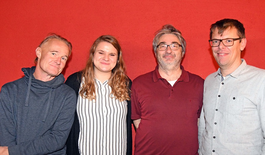 »DUM«-Team v.l.n.r.: Wolfgang Kühn, Anna-Lena Obermoser, Martin Heidl, Markus Köhle © Ulli Paur