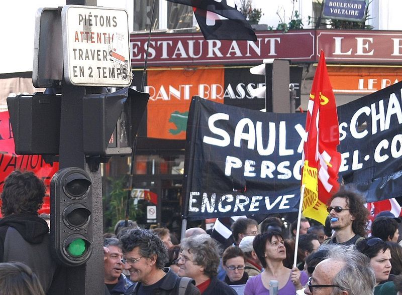 Gemeinschaft/Streik 2009 in Paris <br />© Creative Commons: Jean-François Gornet