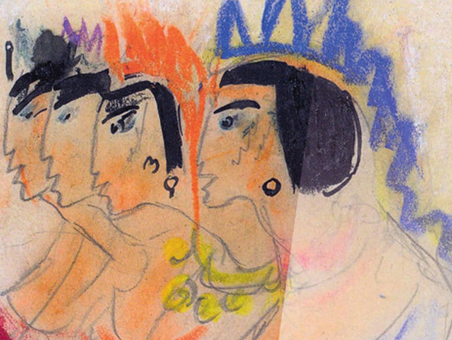 Bildausschnitt aus dem Cover von Else Lasker-Schüler »Die Bilder«