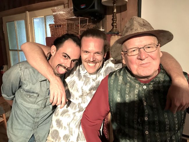 Wilfried (mit Hut) bei der »Gut Lack«-CD-Präsentation © Monkey Music